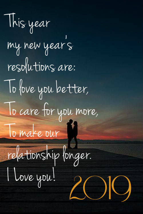 Happy New Year 2019 Love Quotes for Her